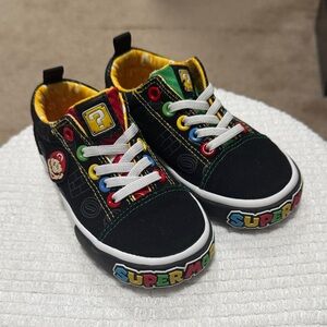 Nintendo Black and Yellow Kids Sneakers